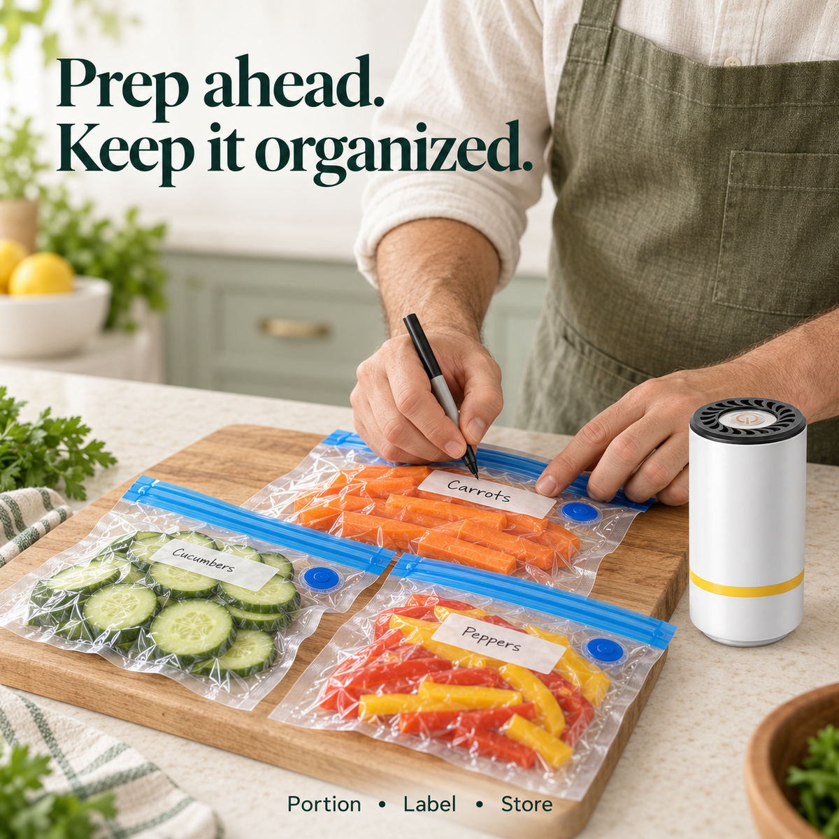 Compact Food Vacuum Sealer